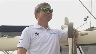 Blind sailor's transatlantic journey