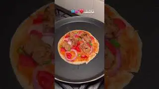 Breakfast minivlog🦋💕kabab paratha pizza 🍕 #shortsfeed #food #minivlog #cooking #shorts