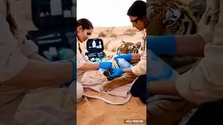 Saving a Tiger Trapped in the Desert