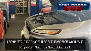 How To Replace Right Engine Mount 2014-2023 Jeep Cherokee 2.4L (Latitude,Altitude,Limited,Trailhawk)