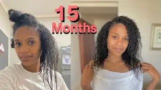 15 Months of Transitioning || Natural hair journey || Transitioning Journey