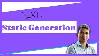 Static site generation with Next.js