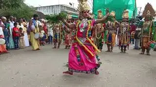 சாமி வேடத்தில் நடனம் காட்சி🙏🔱🙏💯📸#trichykathirofficial0#villagefestivel #goddance#viralvideo#trending