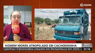 Manh&atilde; Cidade -08.01.26-Motorista &eacute; atropelado na BR 423 ap&oacute;s descer para observar animal em caminh&atilde;o