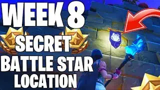 WEEK 8 SECRET BATTLE STAR LOCATION! ROAD TRIP SKIN CHALLENGES! SECRET BANNER