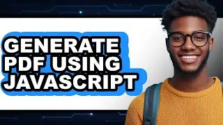 How to Generate PDF Using Javascript
