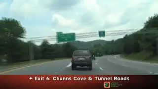 I-240 West, Asheville North Carolina - 720p 60FPS