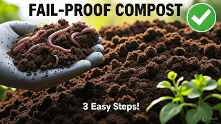 How to Create FAIL-PROOF Compost in 3 Easy Steps 🌿 | Composting Made Simple for Any Garden