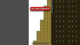Falling FOREVER 😱😂 #shorts