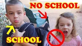 Morning Routine of SCHOOL vs NO SCHOOL For The Kids