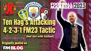 Attacking 4-2-3-1 - ten Hag Style! | Tactics Talk | FM23