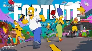 Simpsons x Fortnite Solo Battle Royale, Rocket Racing & Genesis Squid Game #epicpartner