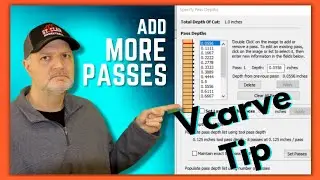 The GENIUS of adding MORE passes to Vcarve Pro toolpaths - Vectric
