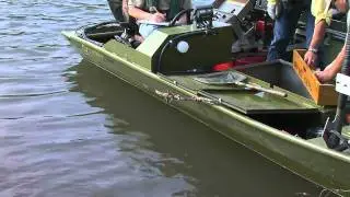 Shocking and removing bass from Beaver Lake