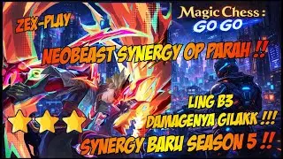 SYNERGY NEOBLAST LING B3 VS EVERYBODY - MAGIC CHESS GO GO #mcggidcreator #mcgg  #magicchessgogo