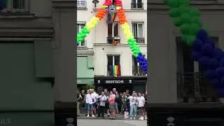 Gay bar. Caf&eacute; MOUSTACHE Paris (2024)