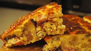 Ham Cheese Mushroom Quiche! [Super Tasty and Easy Recipe]