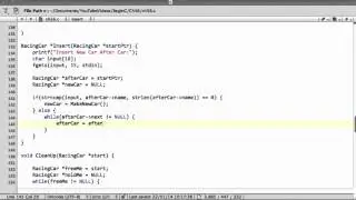 Beginning C Programming - Part 56 - Linked Lists Insert Item