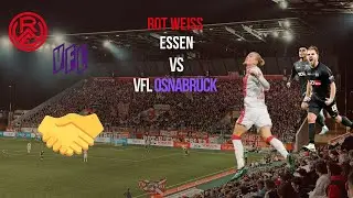 Punkteteilung im Flutlichtspiel 🤝 Rot Weiss Essen vs VFL Osnabrück 🔥 3 Liga Stadionvlog 🏟️ 