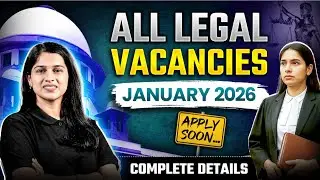 All Legal Vacancy January 2026 | Best Opportunity | Deeksha Choudhary