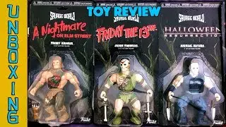 UNBOXING! Funko Savage World Review Freddy Kreuger Jason Voorhees Michael Meyers Pinhead Leatherface