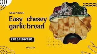 Crispy garlic bread loaded with cheese, butter and herbs perfect for evening snack cravings now hot!