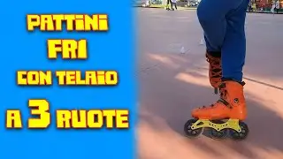 Pattini Fr1 con telaio a 3 ruote!! #pattinaggio