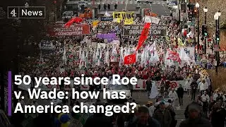 Rallies held across US to mark 50th anniversary of Roe v Wade