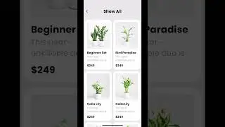 Plant Shop Complete App | Flutter UI