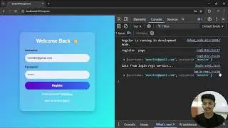 Angular Project -day -9 -Connect Angular to Spring Boot - Post mapping - register and store the data