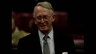 Lord Roll of Ipsden takes part in first televised Lords debate | 40 years of the Lords on TV