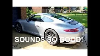 My new 911 Carrera T - Exhaust sound and close up