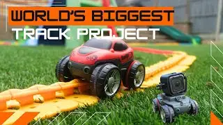 Will I build the BIGGEST Flextreme car race track?