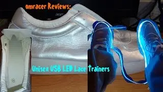 omracer Reviews: Unisex USB LED Lace Trainers