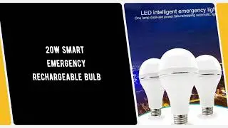 www.mrlight.co.za - 20W Smart Emergency Rechargeable Bulb