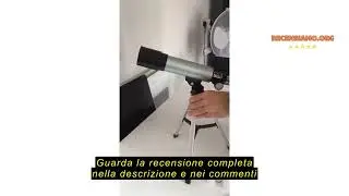 Recensione del Mijiao Telescopio Astronomico Bambini, Telescopio 360/50mm Zoom 90X HD Outdoor Monocu
