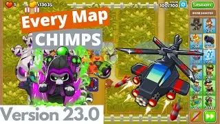 How To Beat Every Map On CHIMPS In BTD6