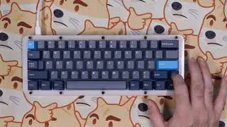 Durock POM linear Sound Test.  Flygone 60 Prototype with Polycaps Whale.  Mechanical Keyboard ASMR.
