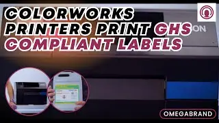 ColorWorks Printers  Print GHS Compliant Labels in a Single Step | OmegaBrand
