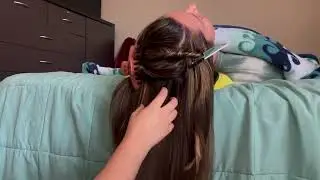 ASMR // Parting, Sectioning, + Clipping Jordan&rsquo;s Hair | Soft Spoken