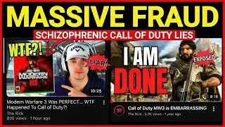 MASSIVE FRAUD: The Rick's Schizophrenic CoD Lies EXPOSED!
