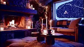 Cozy Lofi Beats: Winter Night Study Ambience | Focus Music for Homework & Work