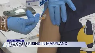 Flu cases rising in Maryland causing concerns at hospitals