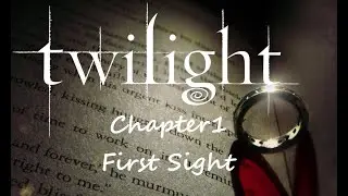 Twilight, Chapter 1 Audio Book. Relaxing ASMR Thunder, Rain and Fireplace (British female voice)