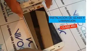 clase #20 Instalación y laminado de glass#curso básico de #cambio de #glass
