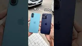 iPhone 16 Plus Vs iPhone 14 Pro Max || Camera Zoom Test! #shorts