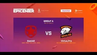 Gambit vs Virtus.Pro - map3: de_cache - EPICENTER 2017 - Group Stage