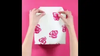 DIY gavepapir til morsdagsgaven