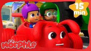 🏎️Morphle's Wacky Rally Race!🏁 | Morphle | Moonbug Kids - Sports and Games For Kids