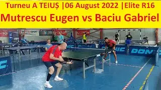 Mutrescu Eugen vs Baciu Gabriel |Teius 2022 |Elite R16